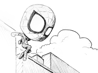 Spiderman drawing illustration spiderman superhero