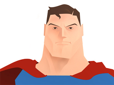 Superman drawing illustration superhero superman