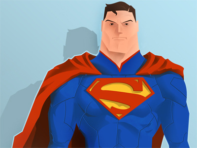 Superman Ultimate New 52 drawing illustration superhero superman