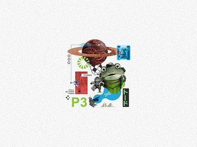 Slippy Toad collage collage art digital art graphic design nintendo slippy toad star fox video game