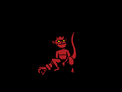 Un muy joven Hellboy comics digital illustration fan art hellboy illustration mike mignola