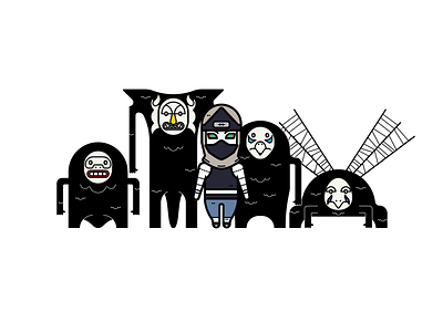 Kakuzu anime design graphic design illustration kakuzu ninja vector