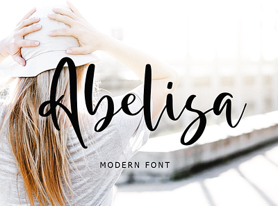Abelisa Modern Script Free Font branding calligraphy font font font design free free font free fonts freebies lettering script scriptfont
