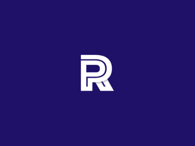 PR logo brand branding idea identity logo p p logo pr r r logo