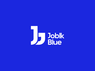 Jb - Joblk Blue logo blue brand branding idea identity jb logo mark marks