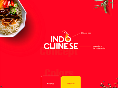 INDO CHINESE- Restaurant Brand identity chinese restaurant