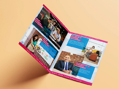 BBS Brochure (inside spread) brochure layout leaflet print print design school