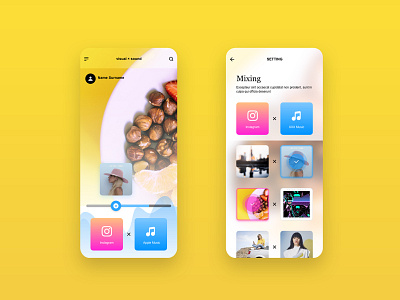 BGV App Mockup app bgm design mock up music music app sound ui ux