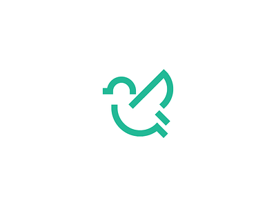 Bird air bird fly geometry icon identity line logo mark minimal wing