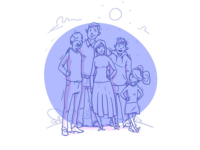 Family illustration