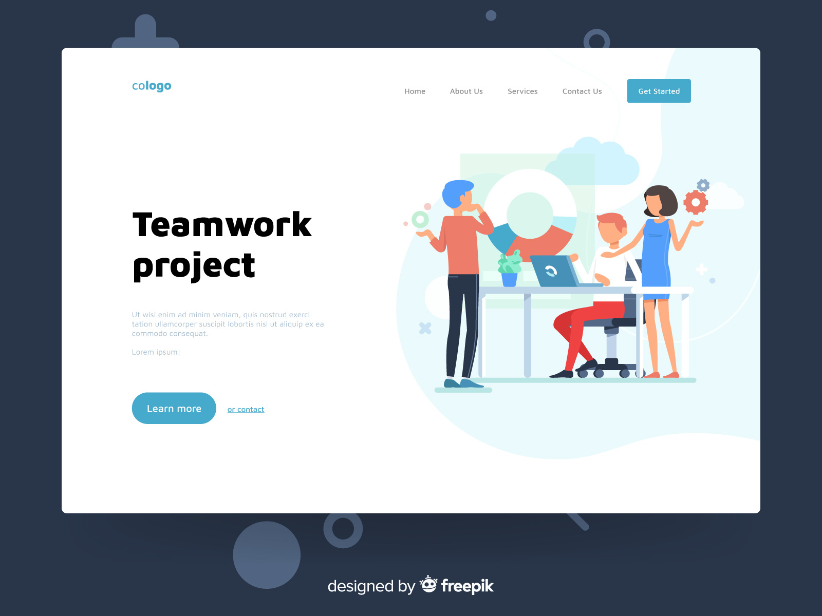 Teamwork project by Daniel Michniak on Dribbble