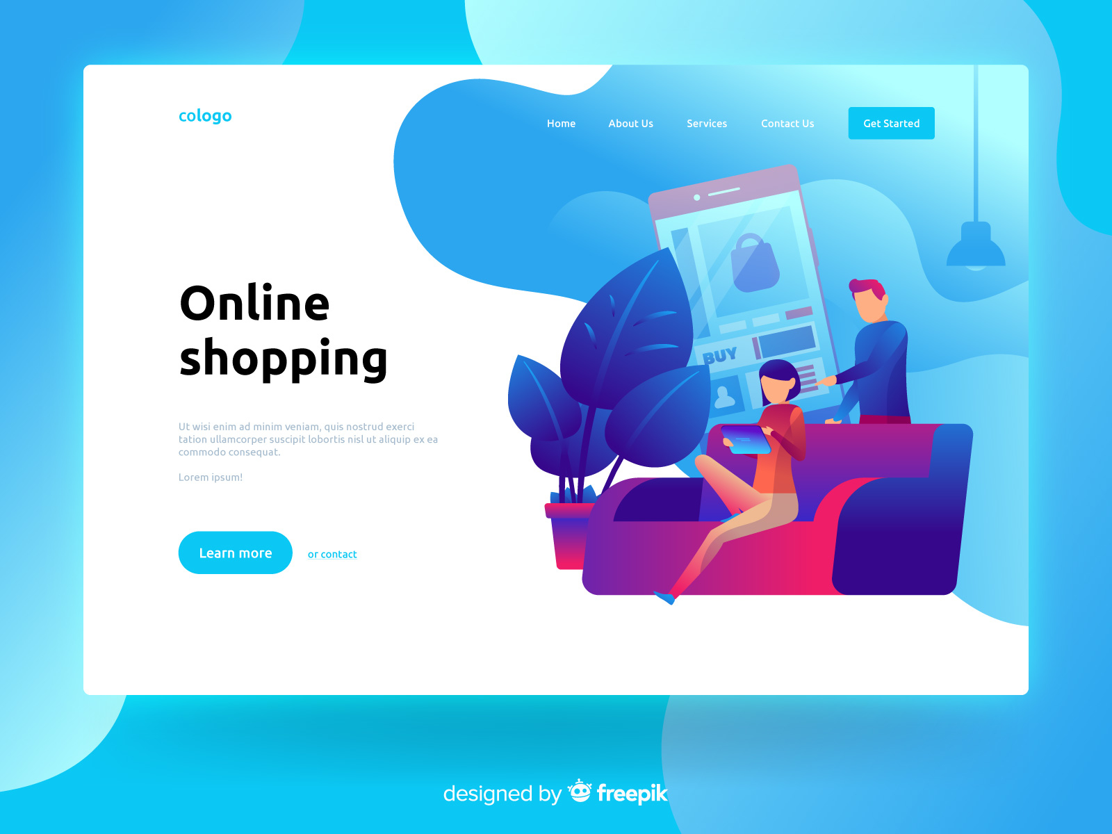 Online shopping by Daniel Michniak on Dribbble