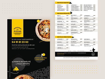 Flyer Pizzeria branding brochure brochure design flyer flyer design identity illustrator italia italian food menu card pizzeria pizzeria menu poster print print design restaurant brochure restaurant menu