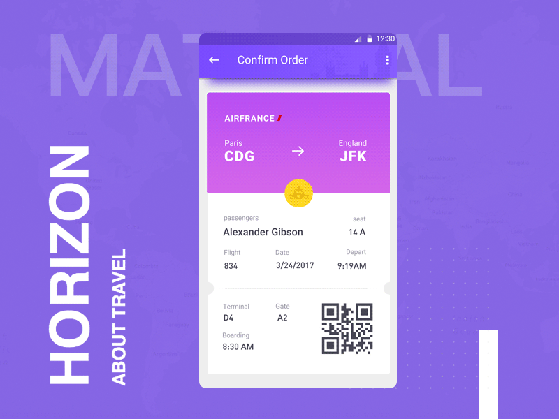 Travel purple ticket travel ue ui