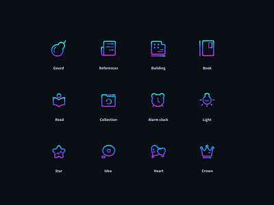 icons by RuiJ_ for COOLEST on Dribbble