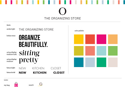 The Organizing Store Style Guide