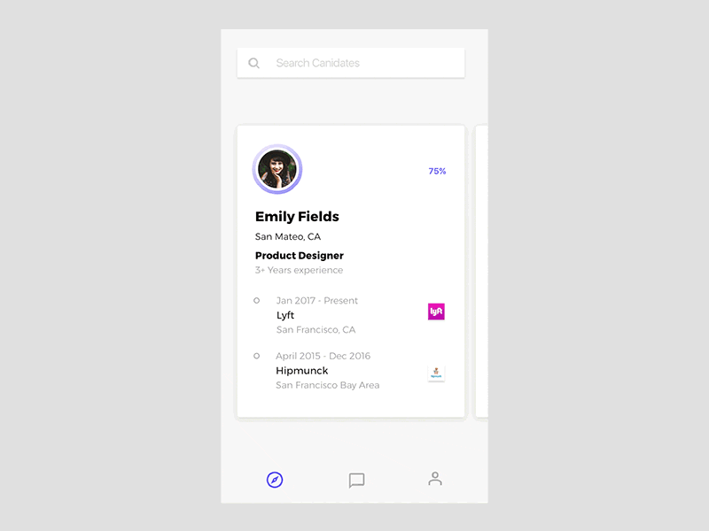 Profile cards