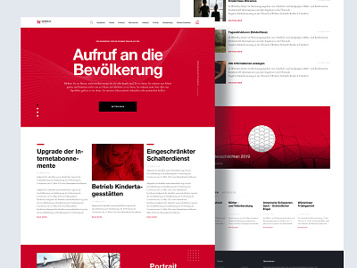 City Website helvetica swiss type typography web webdesign website