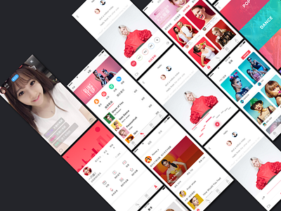 Music App Concept design fashion icon ios k live main music sing song ui ux