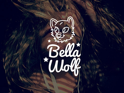 Bella Wolf - Logo design illustration logo