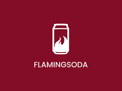 Flamingsoda - Logo design