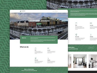 Tallbacka - Website design design home page homepage web webdesign website