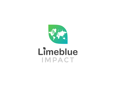Limeblue - Logo design design gradient icon logo