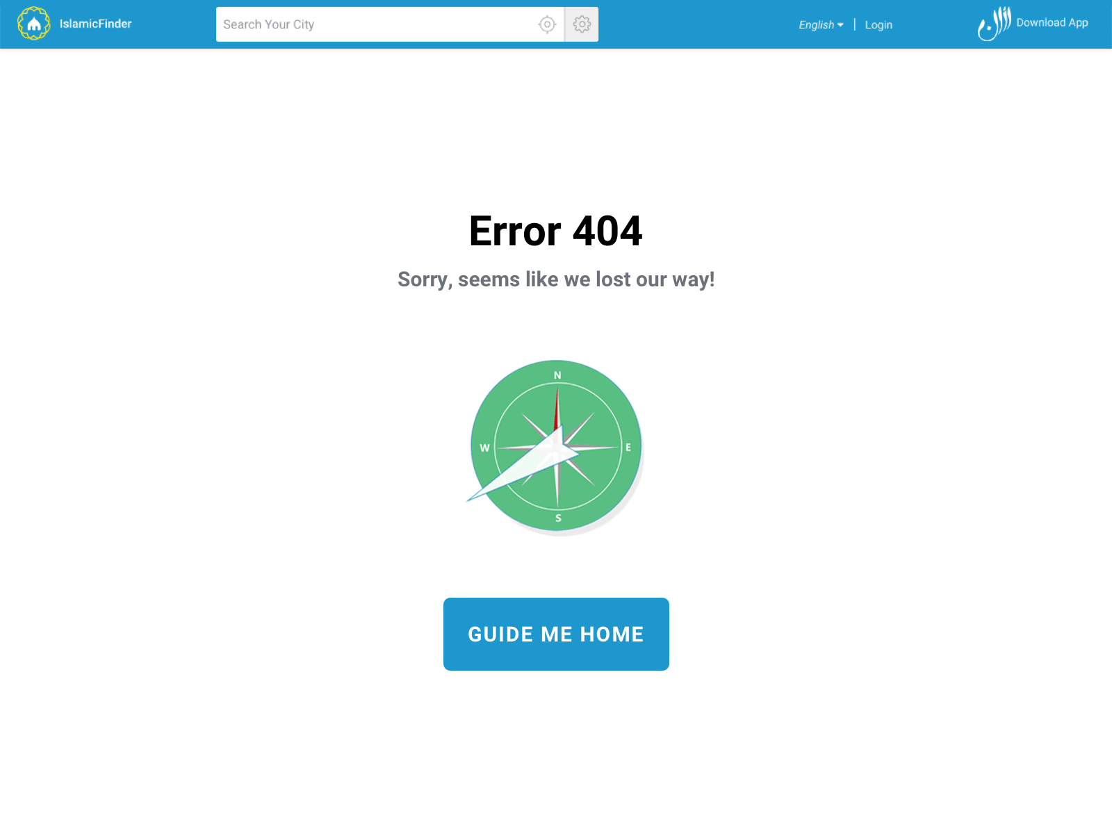 404 page 404 404 error page 404page animation 2d button design compass copywriting directions error design error pages gif animated guidemehome illustration islamicfinder layoutdesign lost pagenotfound redirection ui design webpage design