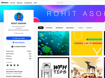 Behance portfolio