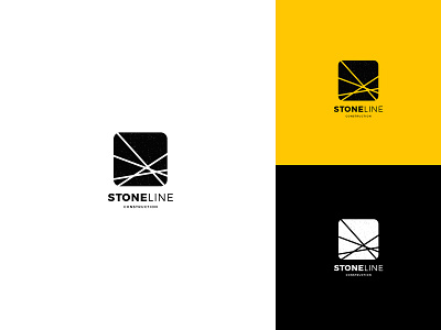 Stoneline Construction branding building concept construction design icon logo vector