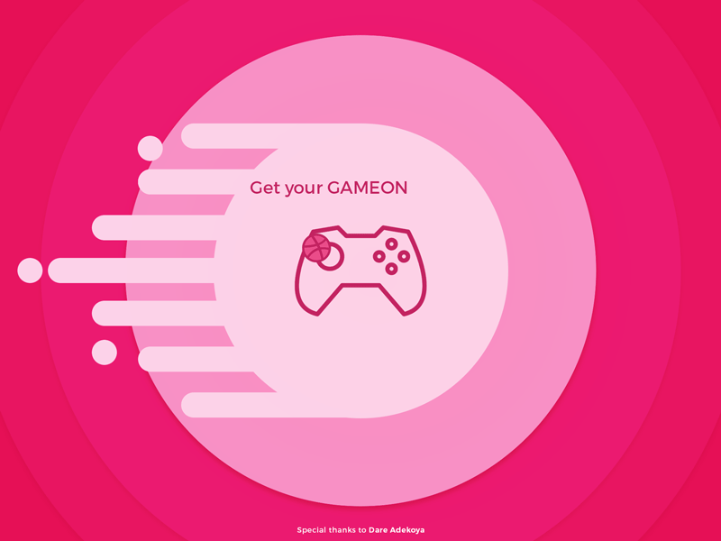 Get Your Game On flat icon illustration