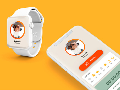 Hi Dribbble! This is Anaxeos, an activity monitor for dogs.