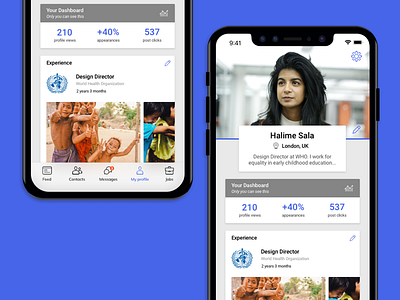 LinkedIn redesign concept iphone x linkedin ui ux