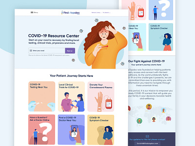 pja colors concept covid covid 19 doctorsite graphic illustration inspiration muzli patient ui uiuxdesign ux web webdesign website design