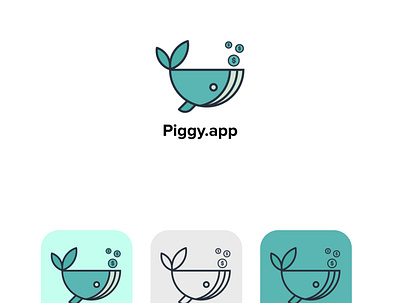 piggy app brand brilliant design graphic icon illustration logo ui ux