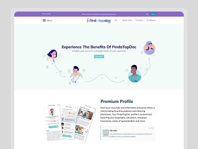 Doctor Benefits css findatopdoc graphic design inspiration interface landingpage productdesign uidesigner userexperiencedesign web webdesign webdeveloper