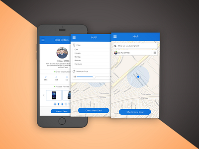 Deal app design graphic ui ux