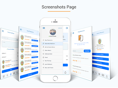 Pharmacy app app application design graphic pharmacy ui ux
