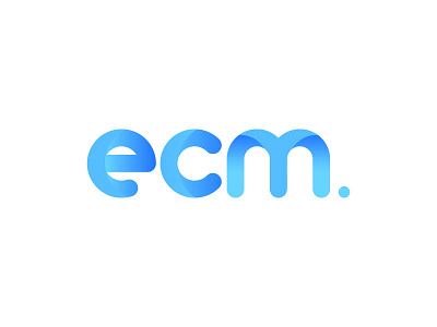 ecm brand brilliant compound icon identity illustrator letters logo matching type typography