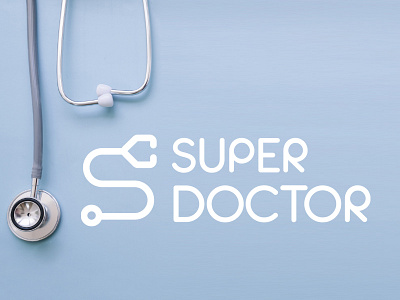 Super Doctor app branding daily flat icon illustration logo minimil ui ux web