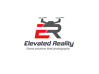 Elevated Reality brand business logo corporations drone logo icon illustration logo photography logo vector