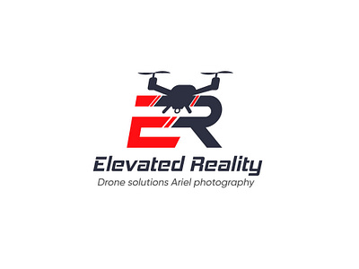 Elevated Reality Option 2 brand branding design flat icon logo typography vector