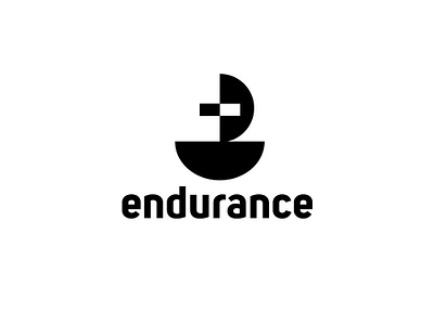 Endurance branding brilliant graphic icon identity illustration typography vector