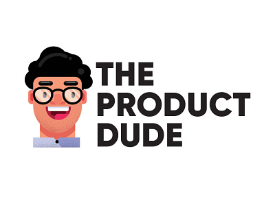 product dude brand branding brilliant design flat icon identity illustration logo vector