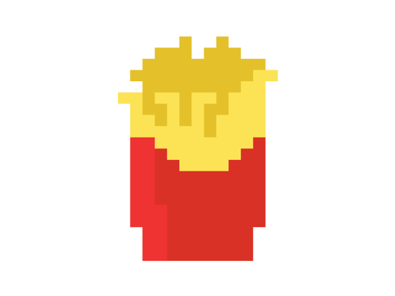 Fast Food 8bit american fastfood food pixel retro