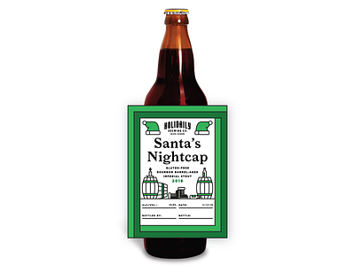 Santa's Nightcap 2018 beer bomber colorado gluten free santa stout