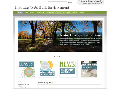 IBE website redesign