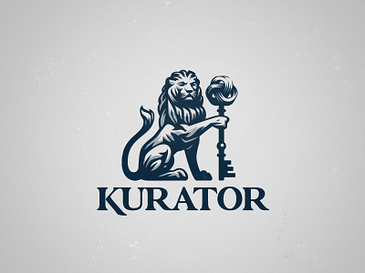 Kurator key lion logo penrose