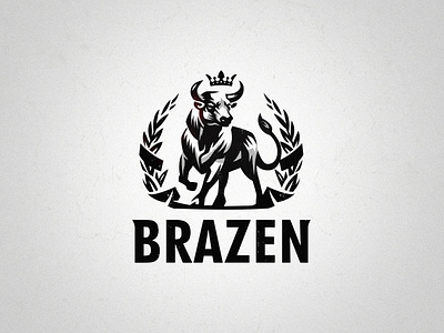 Logo for Brazen bull crown logo sport
