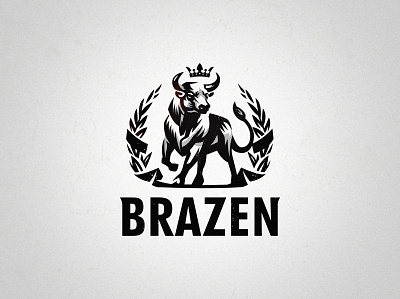 Logo for Brazen bull crown logo sport